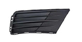 Volkswagen Caddy Van 2015-2021 Front Bumper Grille No Lamp Hole Outer Section Textured Driver Side R