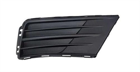 Volkswagen Caddy Van 2015-2021 Front Bumper Grille No Lamp Hole Outer Section Textured Driver Side R