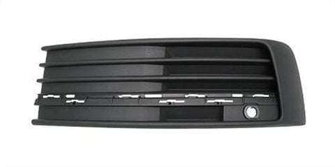 Volkswagen Transporter Van 2015-2020 Front Bumper Grille With Sensor Hole Upper Part Outer Section - Grey Passenger Side L