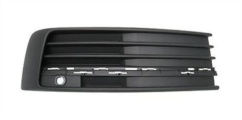 Volkswagen Transporter Van 2015-2020 Front Bumper Grille With Sensor Hole Upper Part Outer Section - Grey Driver Side R