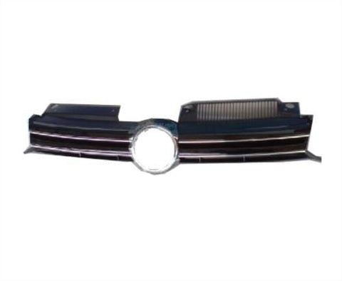 Volkswagen Golf 3 Door Hatchback 2009-2013 Front Grille With Chrome Trim (Standard Models) 