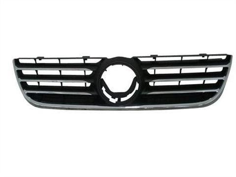 Volkswagen Polo 5 Door Hatchback 2005-2009 Front Grille Black With Chrome Trim (Standard Models) 