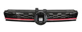 Volkswagen Golf Estate 2017-2020- Front Grille With Red & Chrome Trim (GTi Models) 