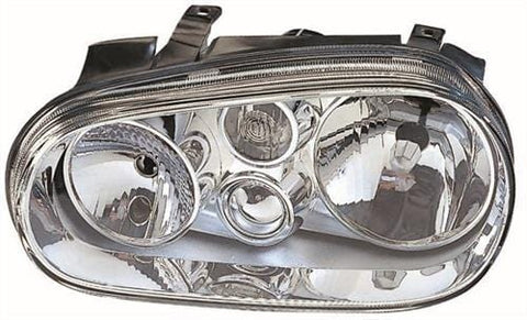 Volkswagen Golf 3 Door Hatchback 1998-2004 Headlamp No Fog Lamp Version Passenger Side L