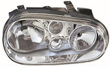 Volkswagen Golf Cabriolet 1998-2003 Headlamp No Fog Lamp Version Driver Side R