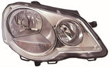Volkswagen Polo 3 Door Hatchback 2005-2009 Headlamp (Not GTi Models) Driver Side R