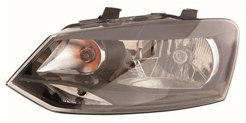 Volkswagen Polo 5 Door Hatchback 2009-2014 Headlamp Single Reflector - Valeo Design (2009-2014) Passenger Side L