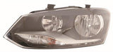 Volkswagen Polo 3 Door Hatchback 2009-2014 Headlamp Twin Reflector - Hella Design (2009-2014) Passenger Side L