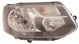 Volkswagen Transporter Van 2010-2015 Headlamp Single Reflector Type Driver Side R