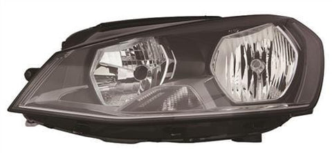 Volkswagen Golf 3 Door Hatchback 2013-2017 Headlamp Halogen Type (Own Brand) Passenger Side L
