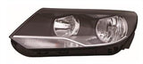 Volkswagen Tiguan Estate 2011-2016 Headlamp Halogen Type With Halogen Daytime Running Lamp Passenger Side L