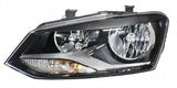 Volkswagen Polo 5 Door Hatchback 2014-2018 Headlamp Halogen Version Round Bezel Passenger Side L