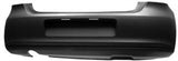 Volkswagen Polo 5 Door Hatchback 2009-2014 Rear Bumper No Sensor Holes - With Exhaust Trim - Primed (Not Bluemotion) 