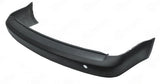 Volkswagen Caddy Van 2010-2015 Rear Bumper No Sensor Holes Long Wheelbase Models Black