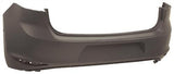 Volkswagen Golf 5 Door Hatchback 2013-2017 Rear Bumper No Sensor Holes - Primed 