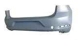 Volkswagen Golf 3 Door Hatchback 2017-2020 Rear Bumper No Sensor Holes - Primed 