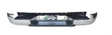 Volkswagen Amarok Pickup 2016-2021 Rear Bumper No Sensor Holes Needs Sealing For Models With No Tow Bar - Chrome