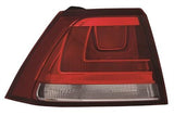 Volkswagen Golf 5 Door Hatchback 2013-2017 Rear Lamp Outer Section - Not LED Version - Red (Standard Models) Passenger Side L