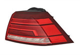 Volkswagen Golf 5 Door Hatchback 2017-2020 Rear Lamp Outer Section LED Type Driver Side R