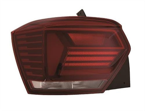 Volkswagen Polo 5 Door Hatchback 2018-2021 Rear Lamp Not LED Type Passenger Side L