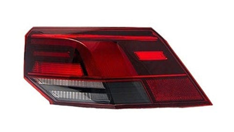 Volkswagen Golf 5 Door Hatchback 2020-2024 Rear Lamp Outer Section LED Type Smoked Driver Side R
