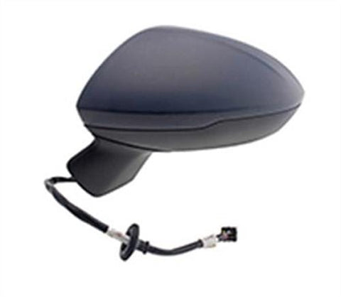 Vauxhall Astra 5 Door Hatchback 2019-2022 Door Mirror Electric Heated Power Fold For Models With No Blind Spot System With Primed Cover Passenger Side L