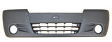Vauxhall Vivaro Van 2007-2014 Front Bumper With Lamp Holes - Textured