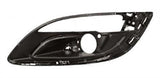 Vauxhall Astra 5 Door Hatchback 2012-2015 Front Bumper Grille Outer Section - With Lamp Hole - Chrome Trim Type Passenger Side L