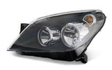 Vauxhall Astra 5 Door Hatchback 2004-2007 Headlamp Halogen Type - Black Passenger Side L