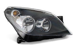 Vauxhall Astra 5 Door Hatchback 2004-2007 Headlamp Halogen Type - Black Driver Side R
