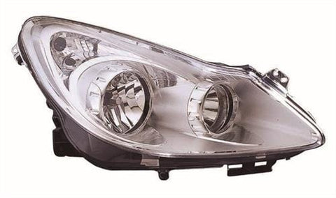 Vauxhall Corsa 5 Door Hatchback 2006-2011 Headlamp Chrome Type (Not Adaptive Lighting) Driver Side R