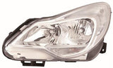 Vauxhall Corsa 5 Door Hatchback 2011-2015 Headlamp Chrome Type (Not Adaptive Lighting - Own Brand) Passenger Side L