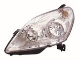 Vauxhall Zafira MPV 2008-2014 Headlamp Halogen Type - Chrome Passenger Side L