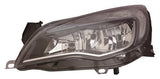 Vauxhall Astra 5 Door Estate 2012-2016 Headlamp Halogen Type - No LED DRL - With Chrome Strip - Black (Own Brand) Passenger Side L