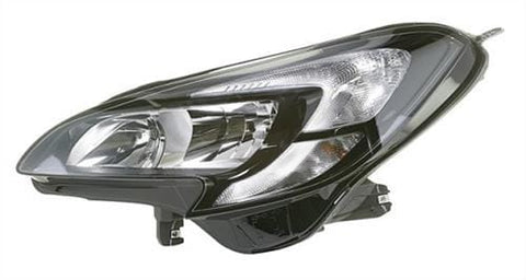 Vauxhall Corsa 3 Door Hatchback 2015-2020- Headlamp Halogen Type With Halogen Daytime Running Lamp Passenger Side L
