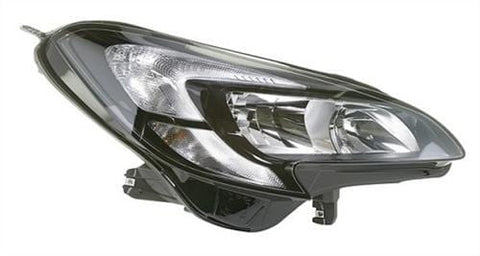 Vauxhall Corsa 3 Door Hatchback 2015-2020- Headlamp Halogen Type With Halogen Daytime Running Lamp Driver Side R