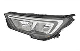 Vauxhall Crossland Hatchback 2017-2020 Headlamp Halogen Type Passenger Side L