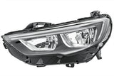 Vauxhall Insignia Estate 2017-2019 Headlamp Halogen With Smoked LED Daytime Running Lamp Passenger Side L