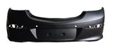 Vauxhall Astra 3 Door Hatchback 2005-2012 Rear Bumper With Sensor Holes - Not Large Exhaust Cut Out - Primed 