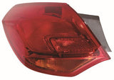 Vauxhall Astra 5 Door Hatchback 2012-2015 Rear Lamp Outer Section - Red Passenger Side L