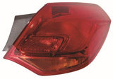 Vauxhall Astra 5 Door Hatchback 2010-2012 Rear Lamp Outer Section - Red Driver Side R