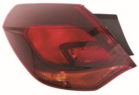 Vauxhall Astra 5 Door Hatchback 2010-2012 Rear Lamp Outer Section - Black Passenger Side L