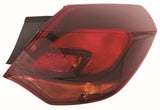 Vauxhall Astra 5 Door Hatchback 2012-2015 Rear Lamp Outer Section - Black Driver Side R