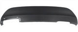 Ford Fiesta 5 Door Hatchback 2012-2017 MK7.5 Rear Bumper Spoiler No Sensor Holes (With Sensor Template) Textured Black