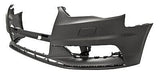 Audi A3 Cabriolet 2014-2016 Front Bumper With Wash Jet Holes No Sensor Holes (Fits Sport & SE Models Only) Primed